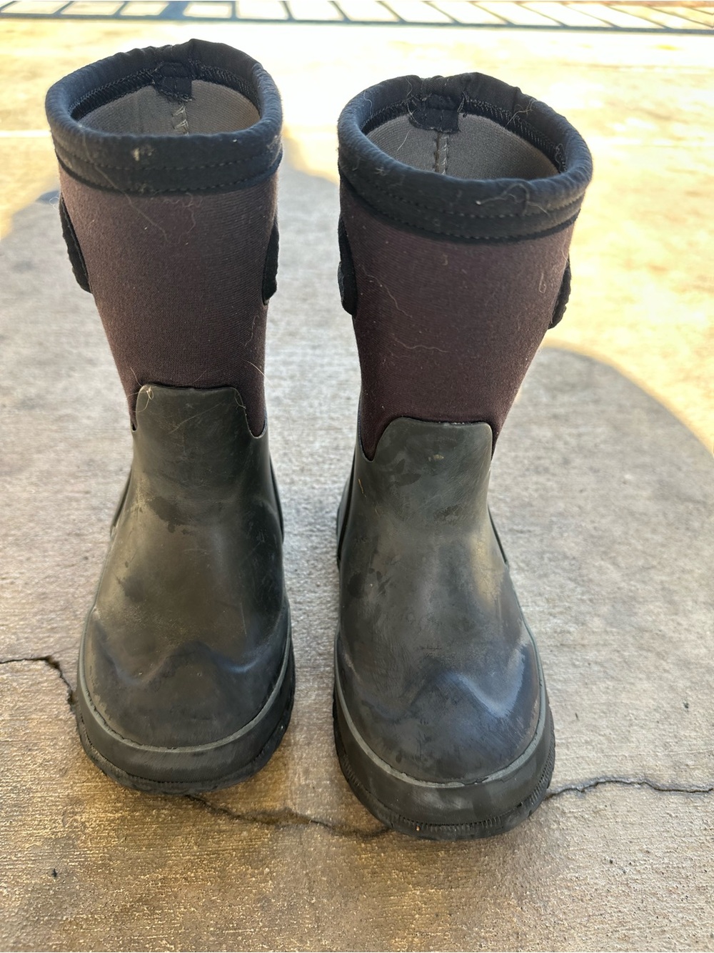 BOGS Black Neoprene Winter Boots
